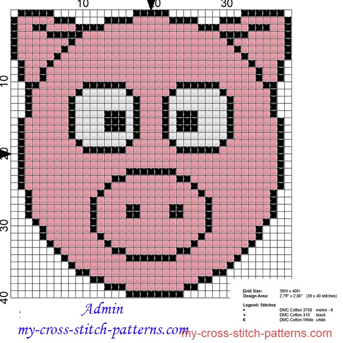 small_and_simple_pig_animal_face_cross_stitch_pattern_in_40_stitches