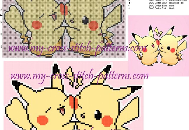 2_pikachu_cross_stitch_pattern_