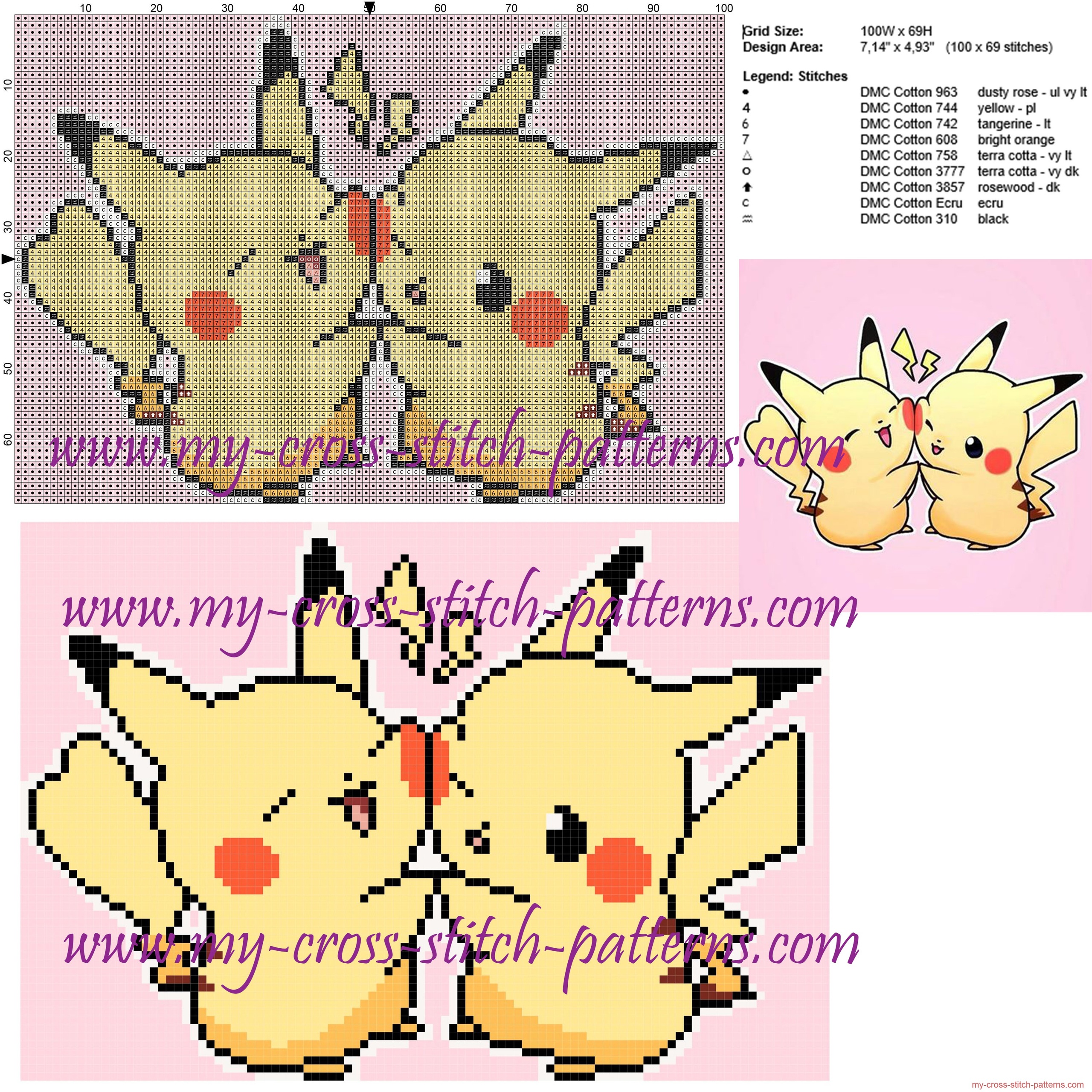 2_pikachu_cross_stitch_pattern_