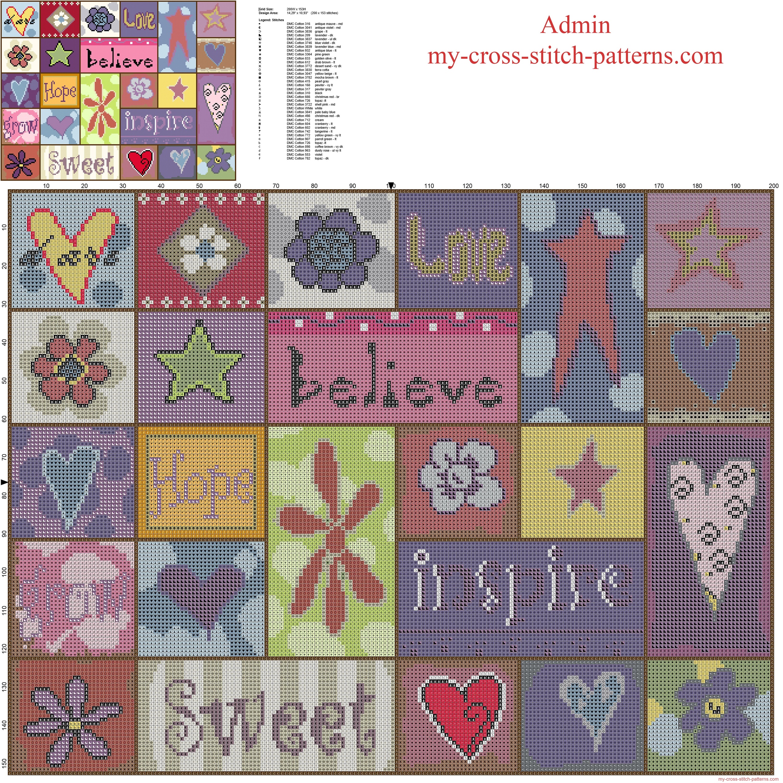 a_colorful_painting_with_beautiful_words_free_cross_stitch_pattern_download