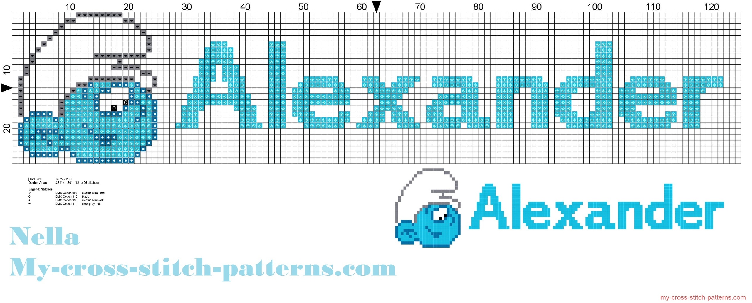 alexander_name_with_baby_smurf