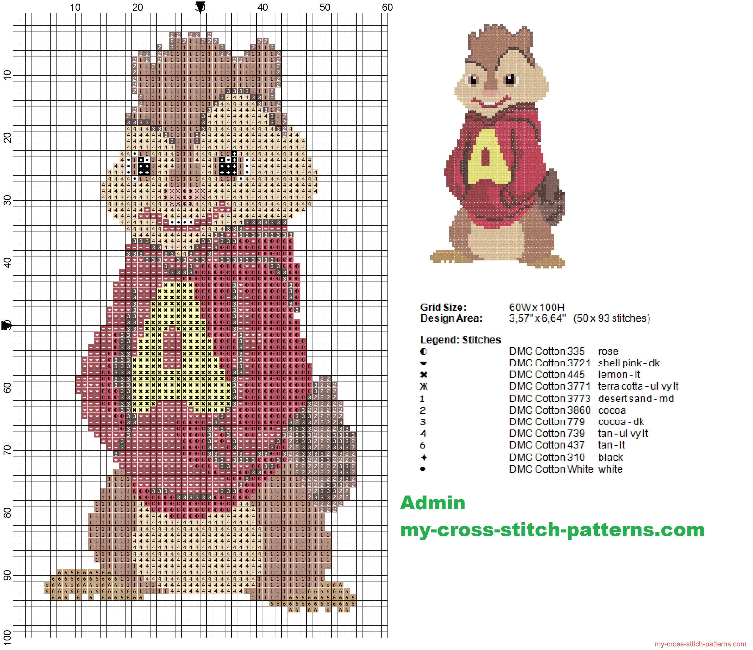 alvin_from_alvin_and_the_chipmunks_cross_stitch_pattern