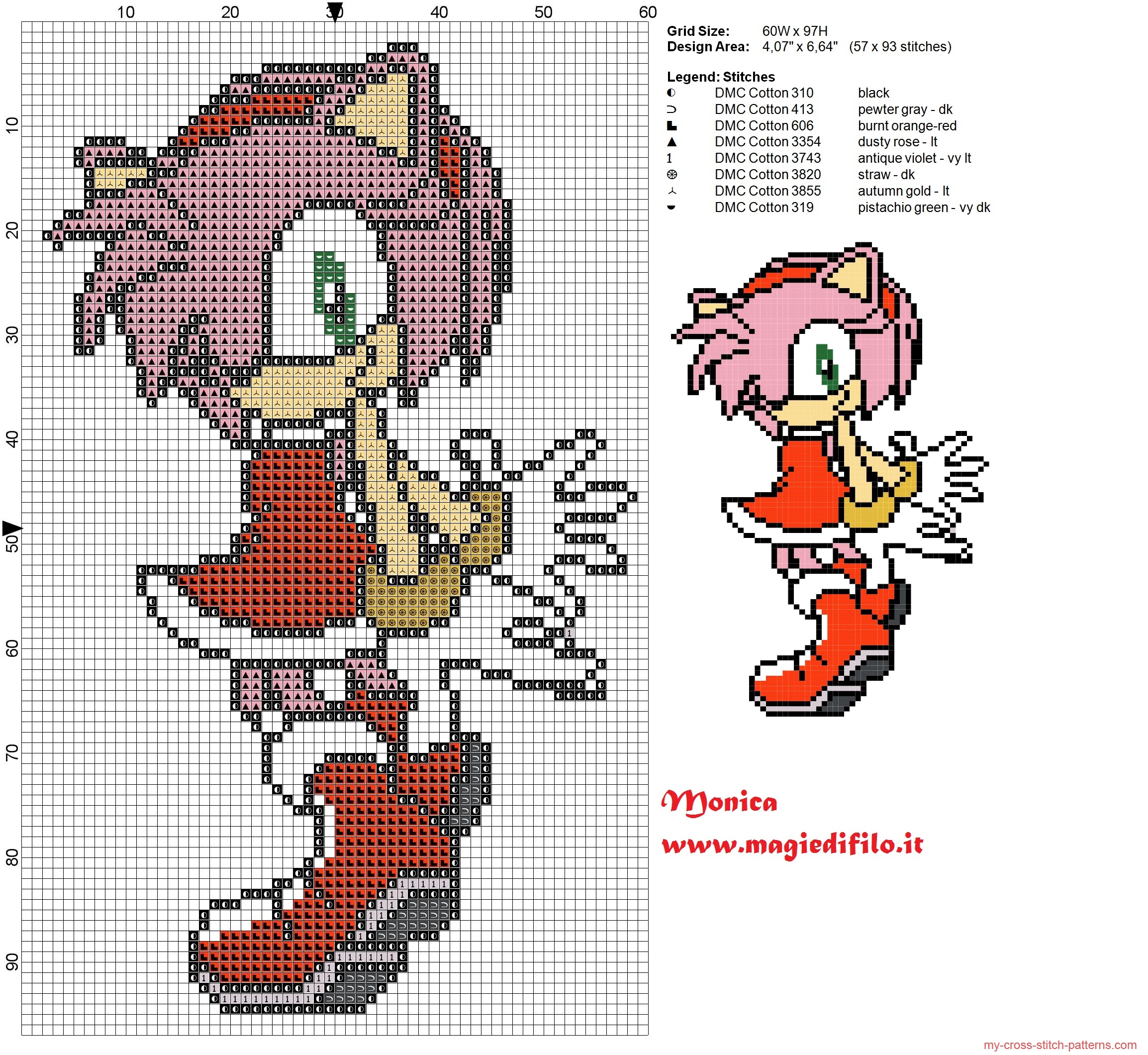 amy_sonic_cross_stitch_pattern