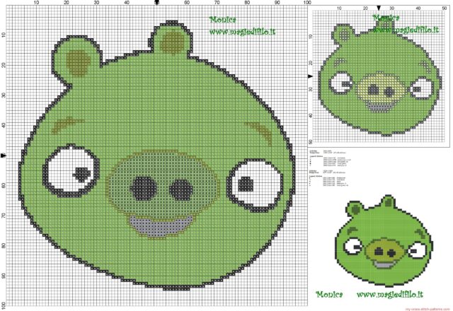 angry_birds_green_pig_cross_stitch_pattern