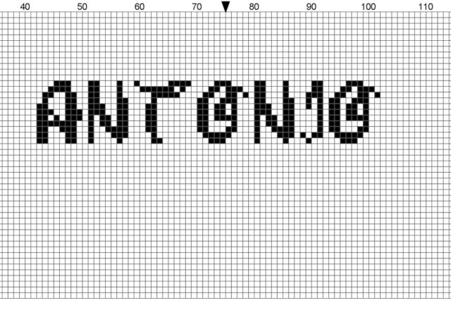 antonio_name_disney_font