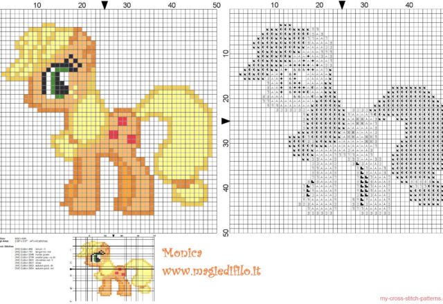 apple_jack_my_little_pony_cross_stitch_pattern