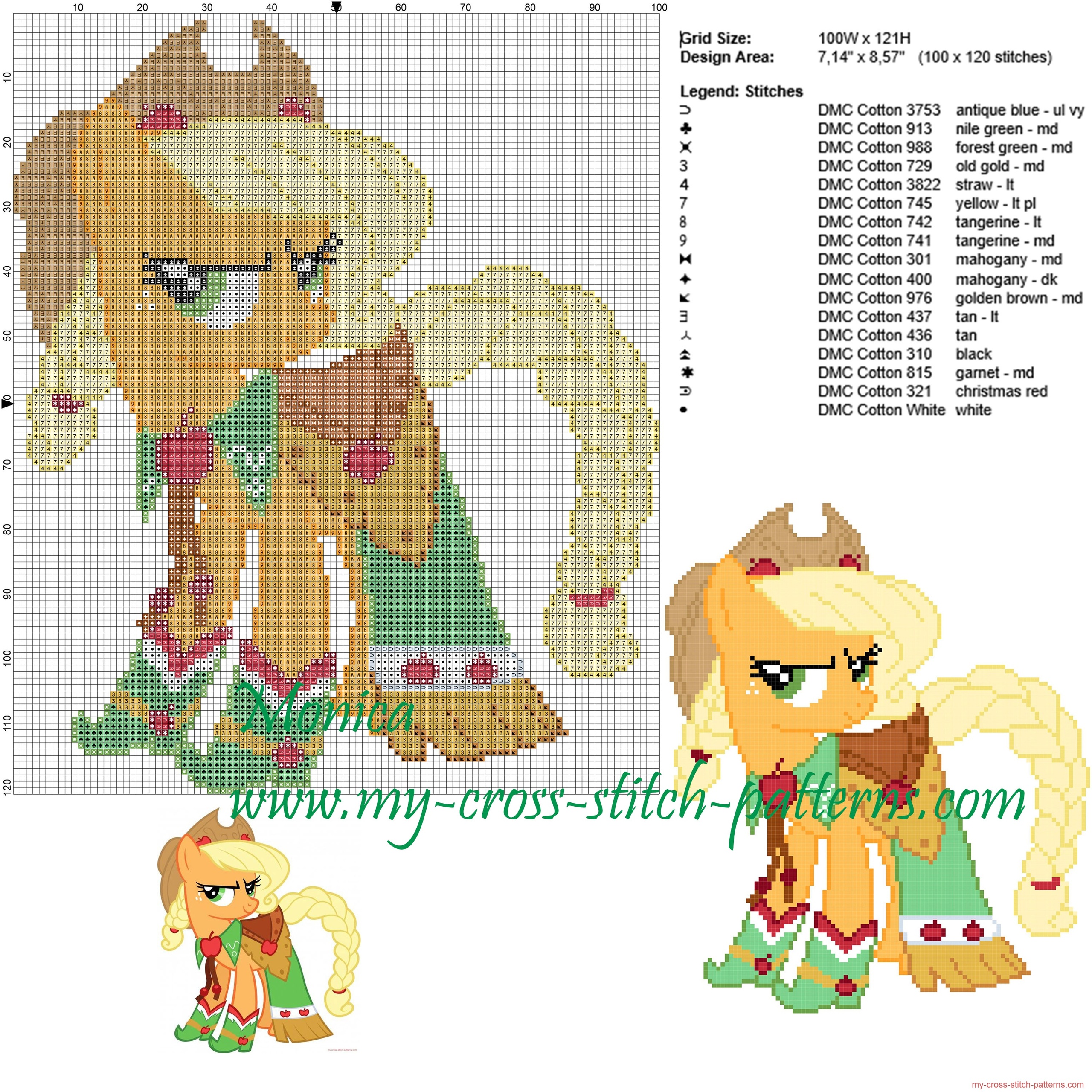 applejack_my_little_pony_cross_stitch_pattern_