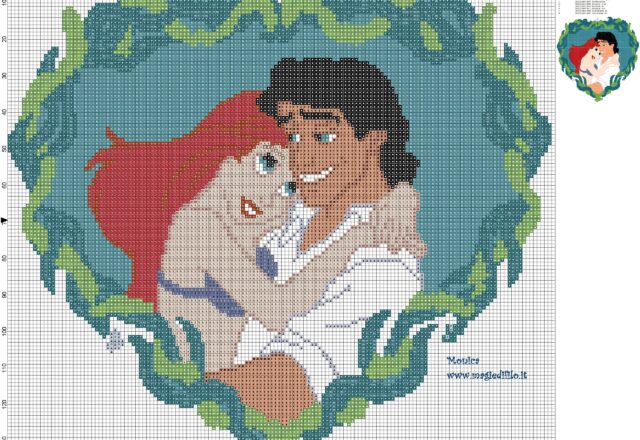 ariel__eric_cross_stitch_pattern