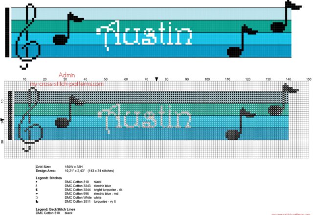 austin_free_cross_stitch_baby_name_on_blue_colors_sheet_music