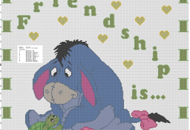 baby_blanket_with_winnie_the_pooh_and_turtle_friendship_is_____green