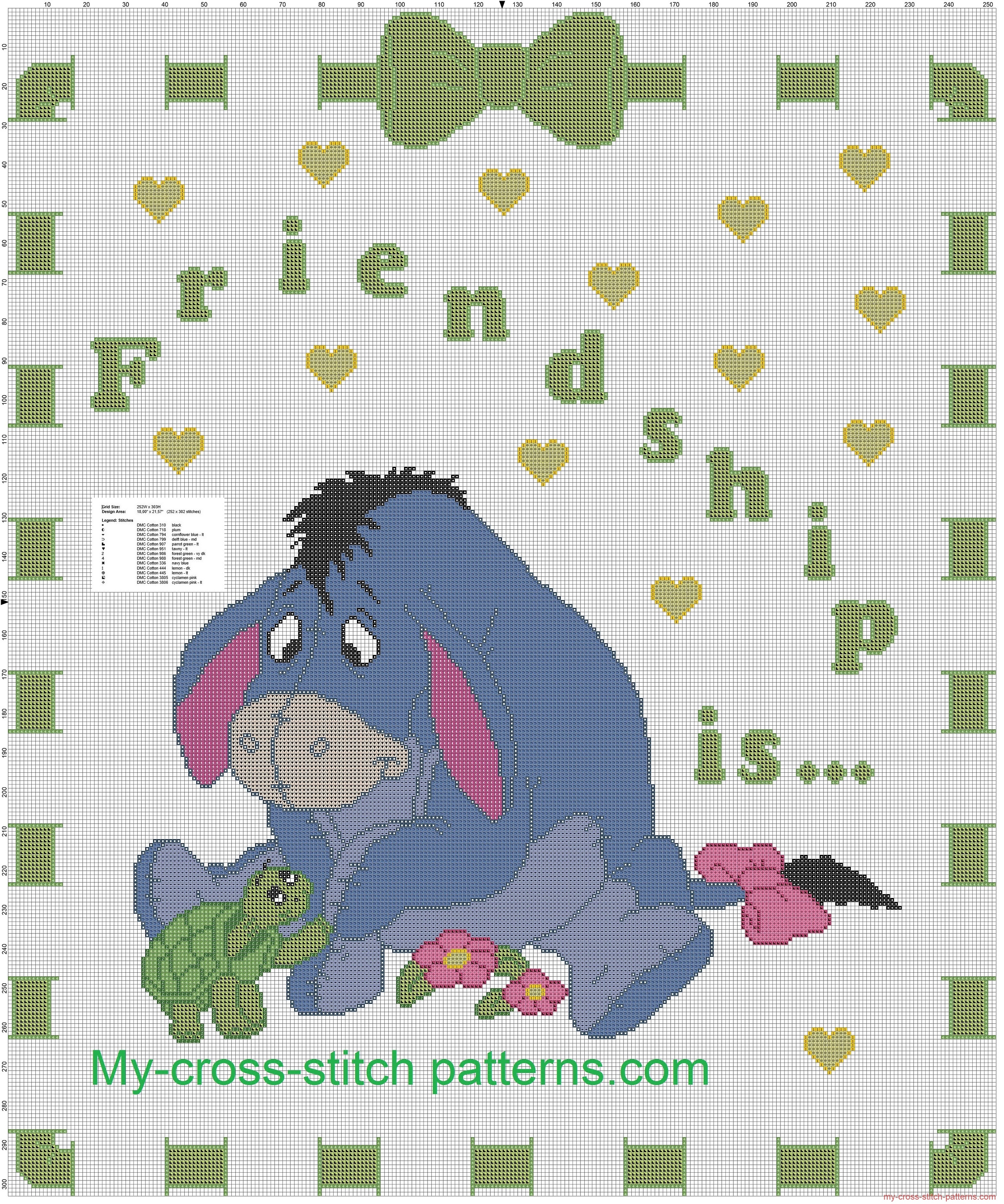 baby_blanket_with_winnie_the_pooh_and_turtle_friendship_is_____green