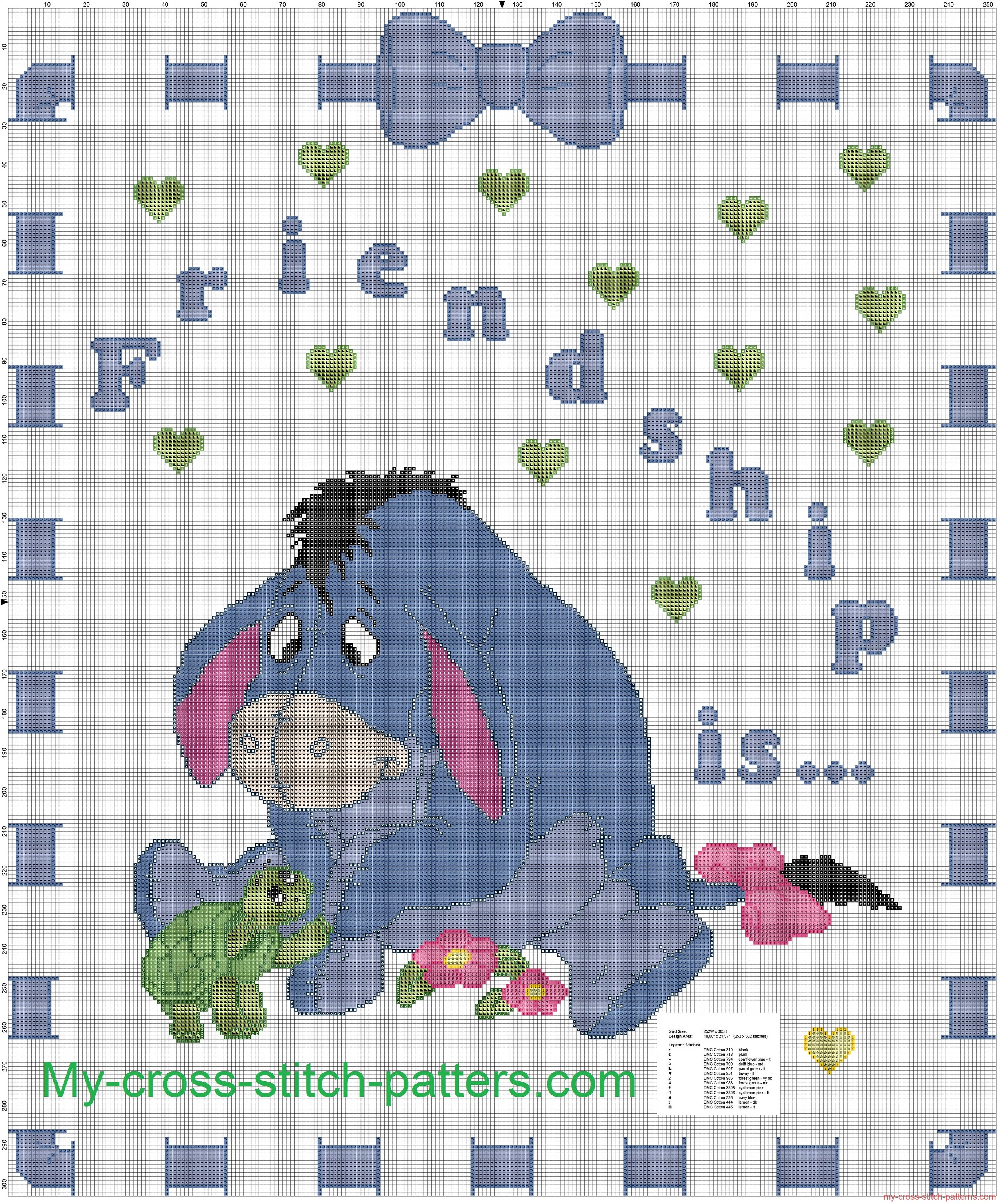 baby_blanket_with_winnie_the_pooh_and_turtle_friendship_is_____light_blue_