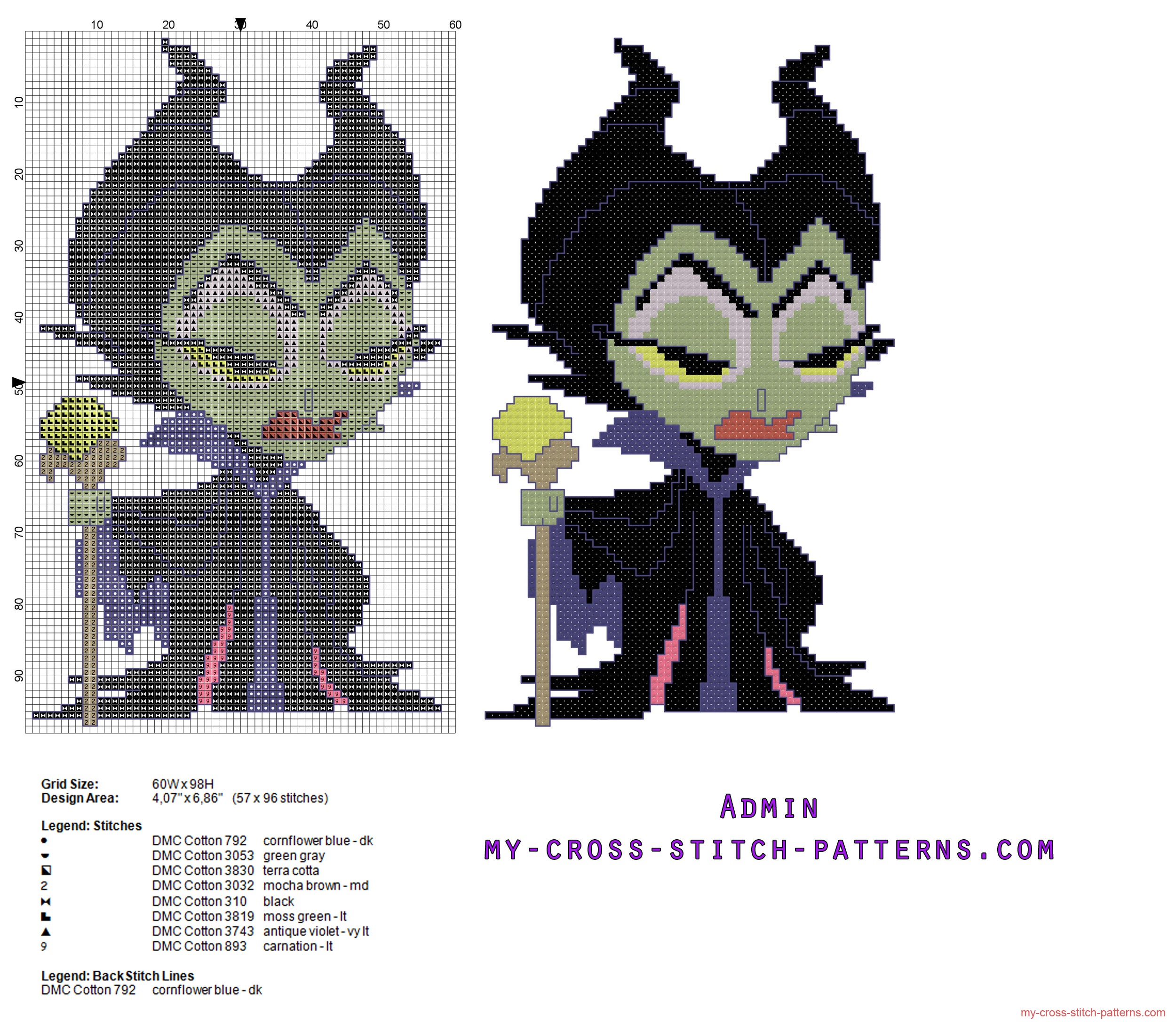 baby_chibi_disney_maleficent_free_cross_stitch_pattern_57x96