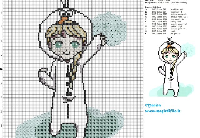 baby_elsa_cross_stitch_pattern