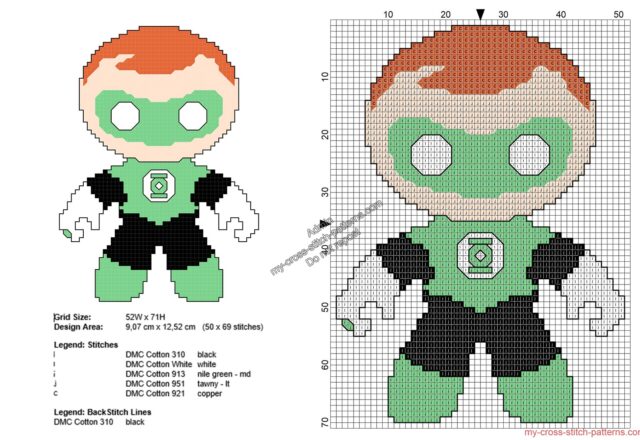 baby_green_lantern_free_superheroes_cross_stitch_patterns_50x69