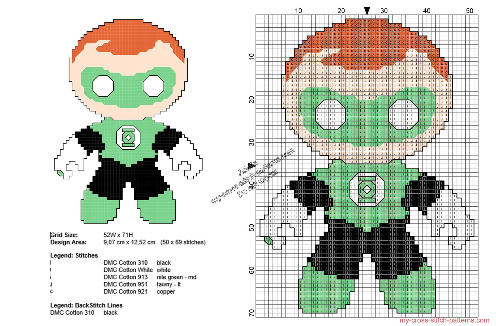 baby_green_lantern_free_superheroes_cross_stitch_patterns_50x69