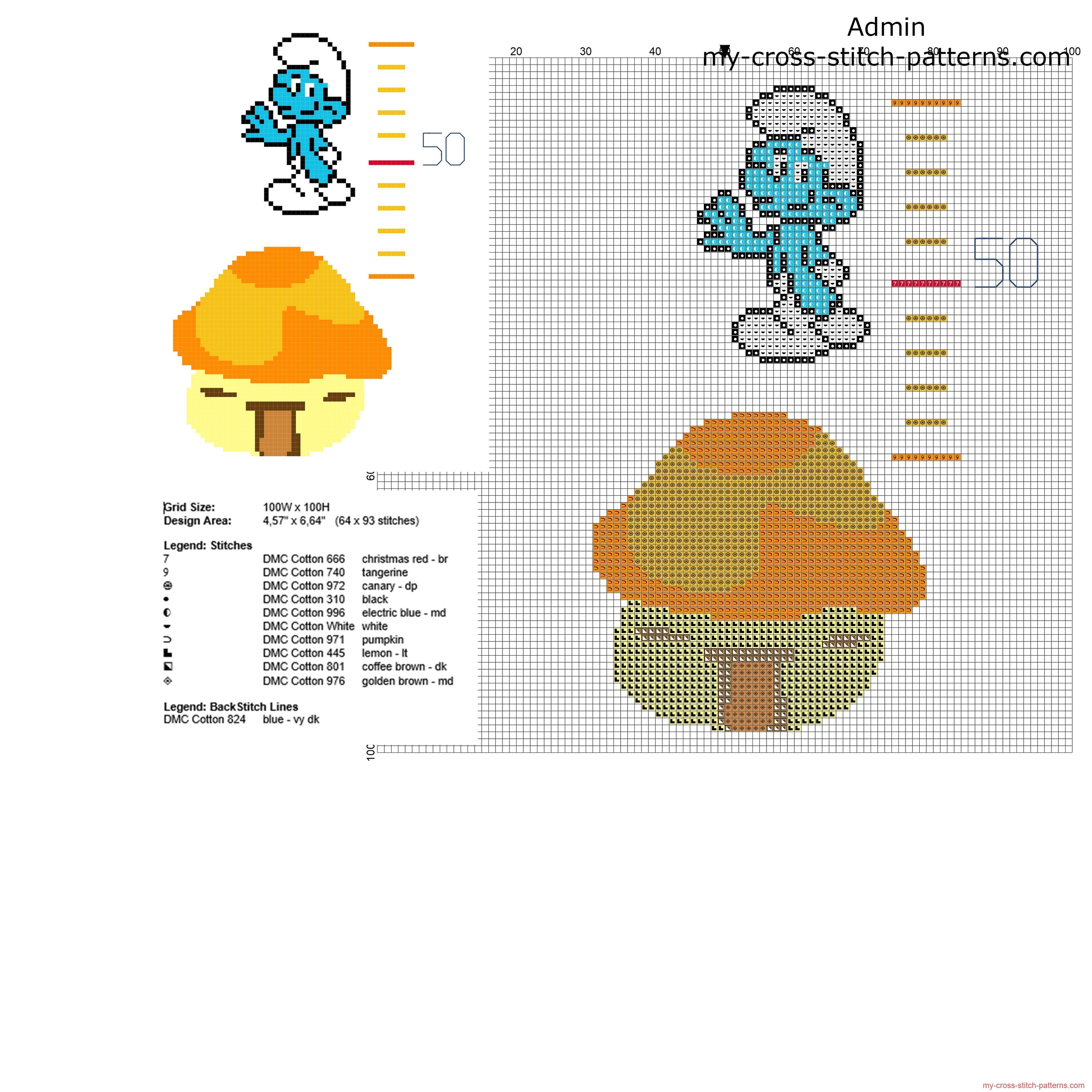 baby_height_meter_with_the_smurfs_free_cross_stitch_pattern_part_1_of_3