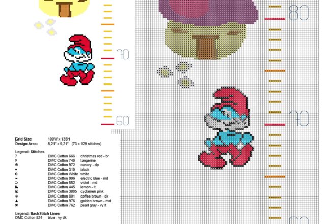 baby_height_meter_with_the_smurfs_free_cross_stitch_pattern_part_2_of_3