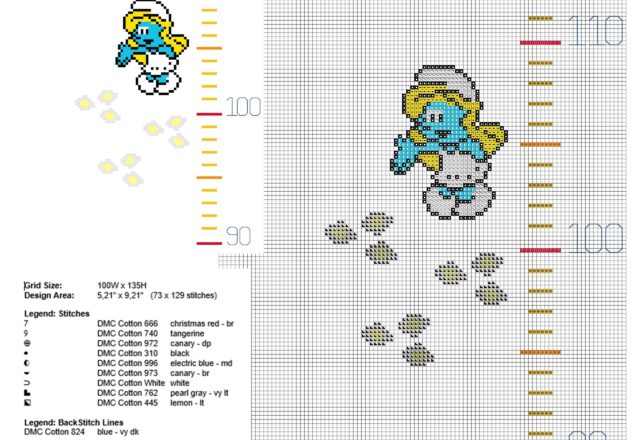 baby_height_meter_with_the_smurfs_free_cross_stitch_pattern_part_3_of_3