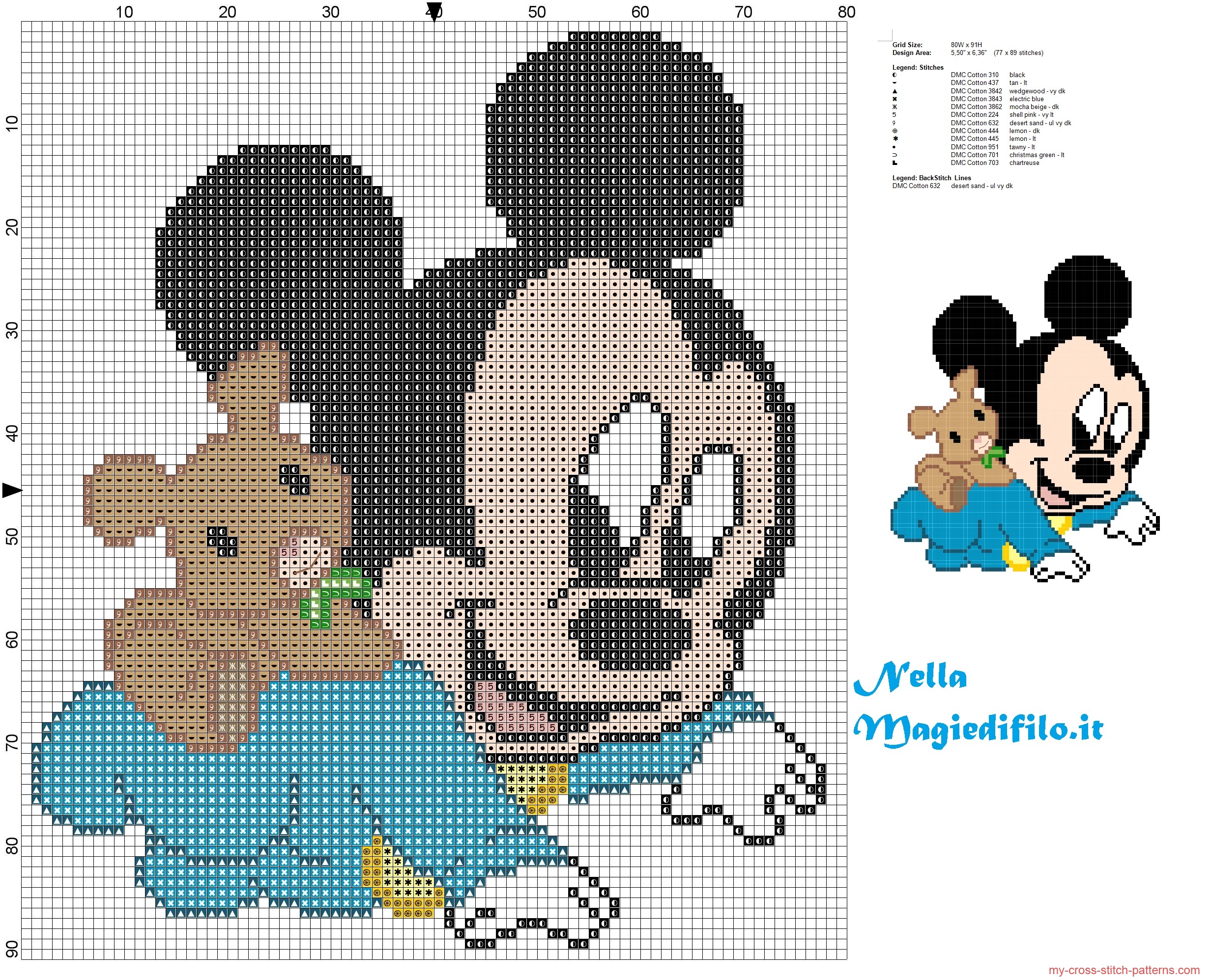 baby_mickey_mouse_crawling_with_teddy_bear