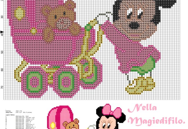 baby_minnie_mouse_with_pram