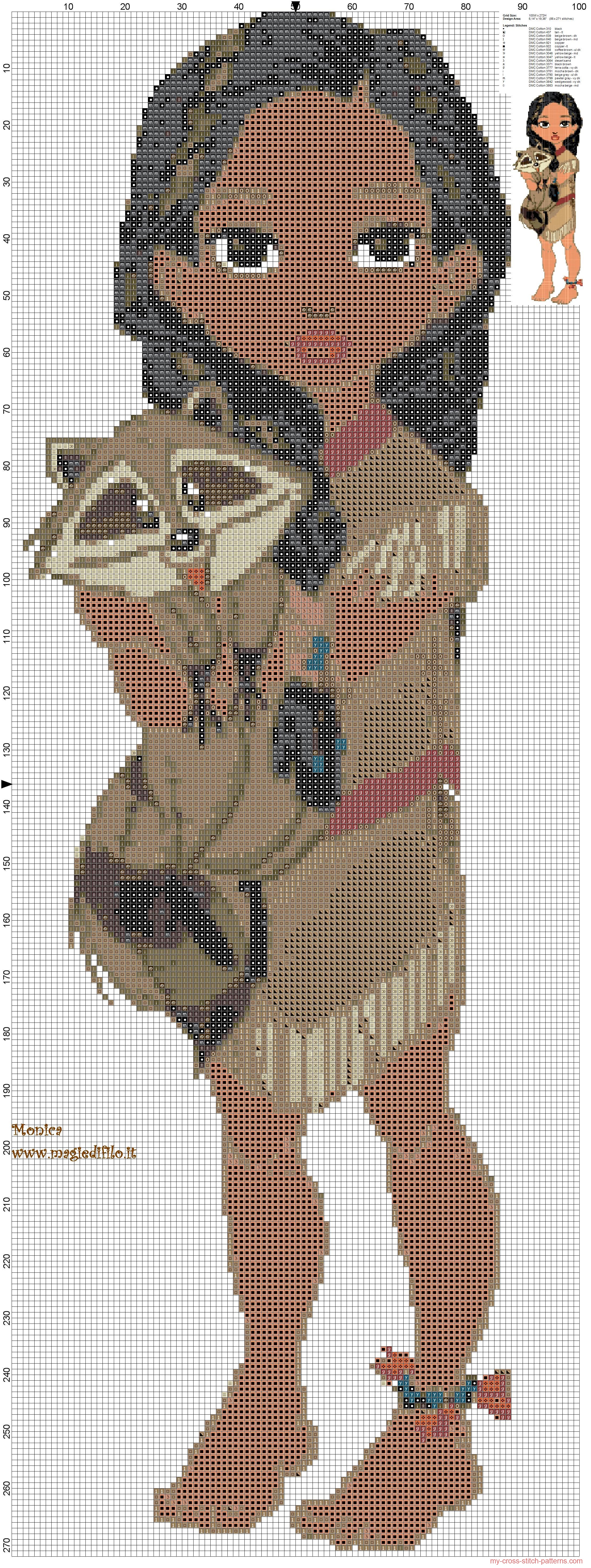 baby_pocahontas_cross_stitch_pattern