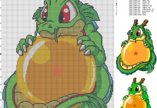 baby_shenron_dragon_ball_cross_stitch_pattern