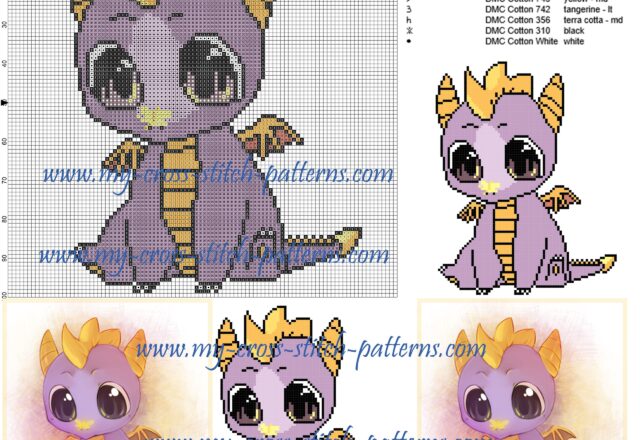 baby_spyro_cross_stitch_pattern_