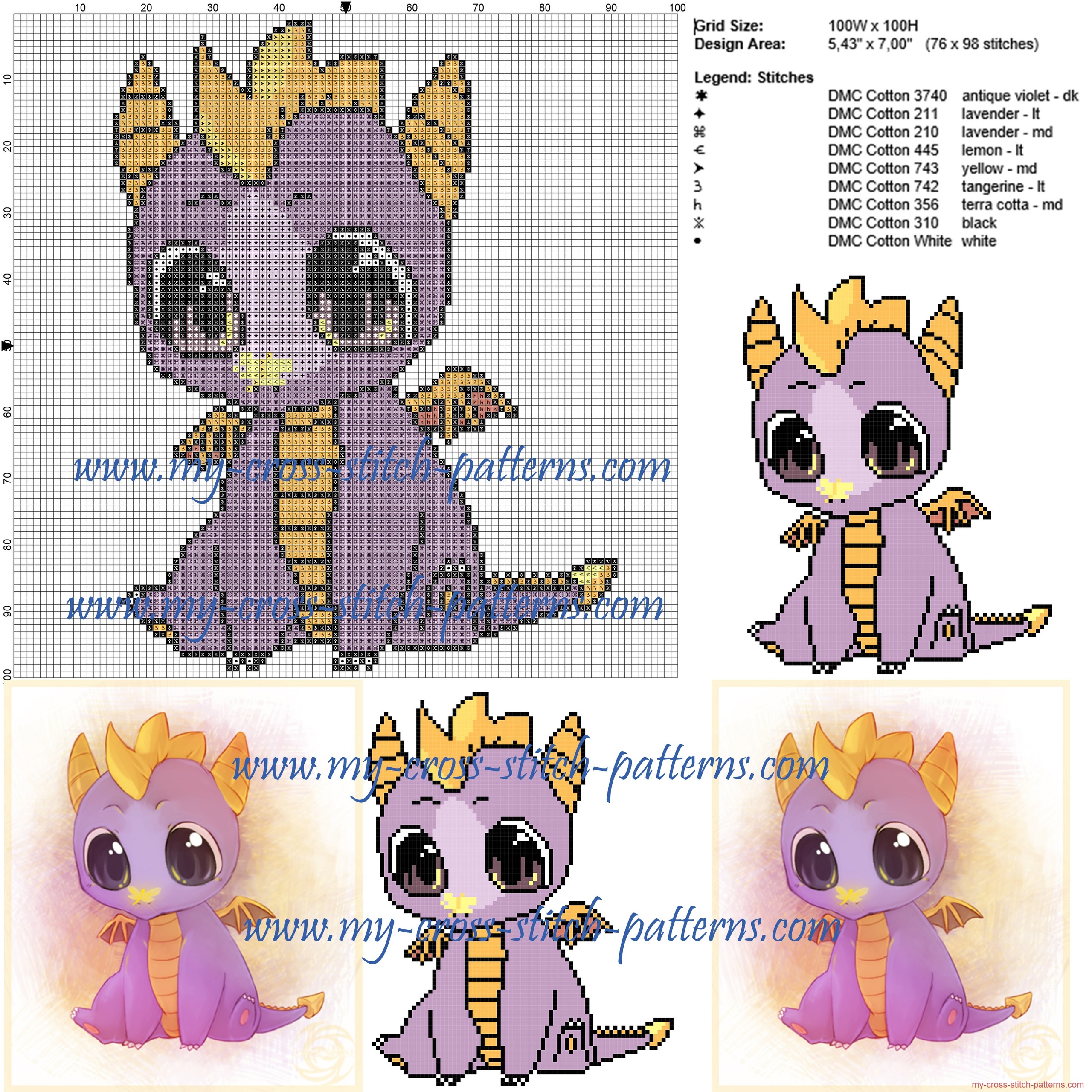 baby_spyro_cross_stitch_pattern_