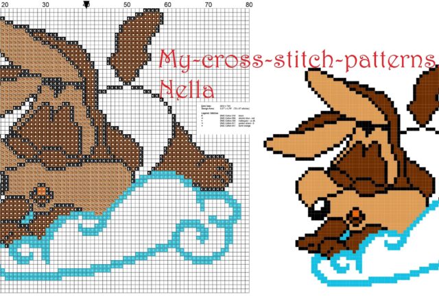 baby_wile_e__coyote_looney_tunes_on_the_cloud_cross_stitch_patterns_free