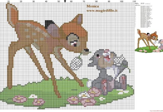 bambi_and_thumper_cross_stitch_pattern