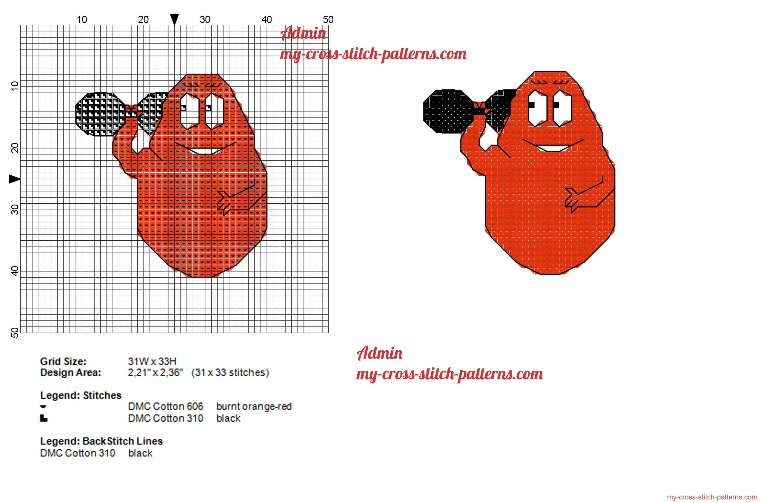 barbidur_red_from_barbapapa_cross_stitch_pattern