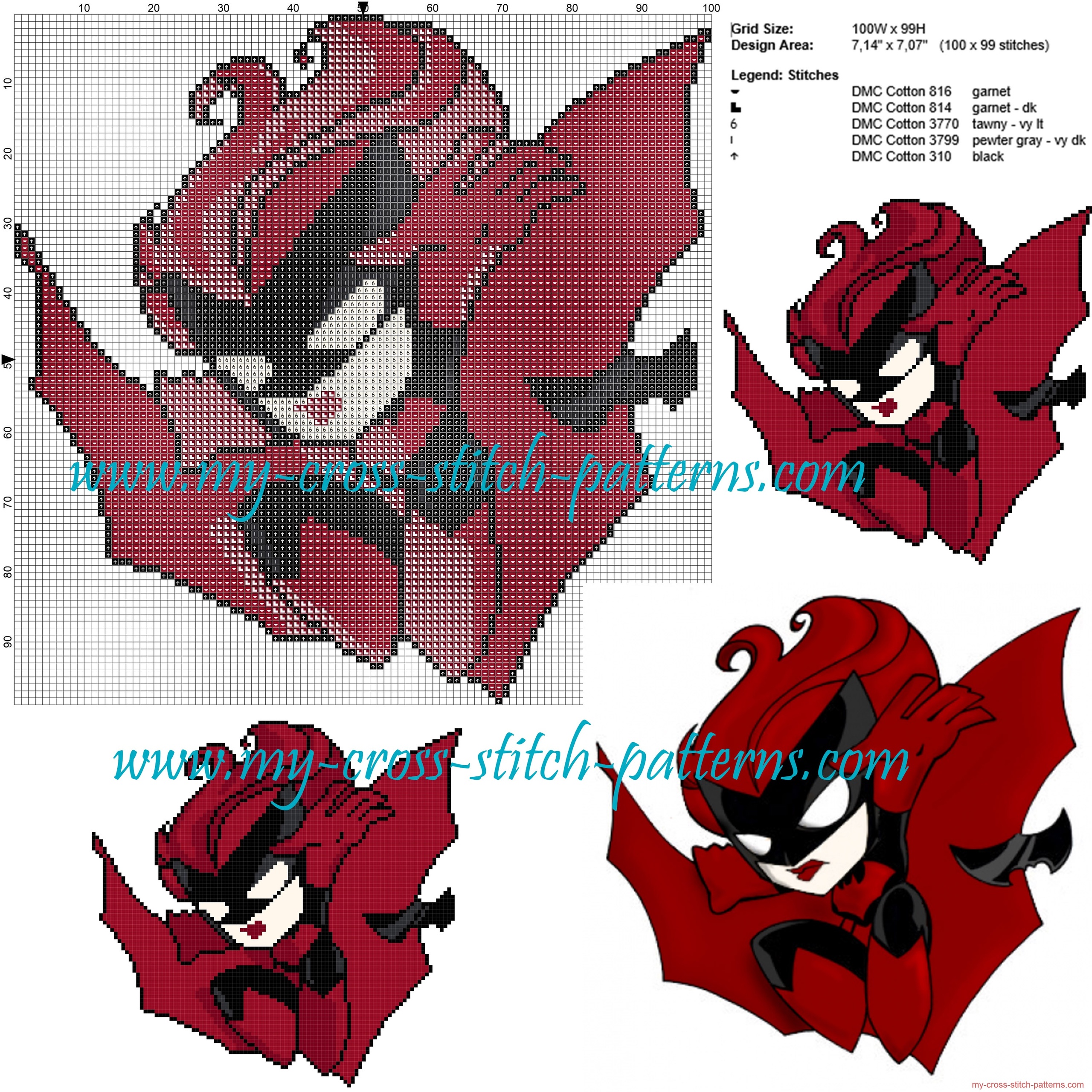 batwoman_cross_stitch_pattern_