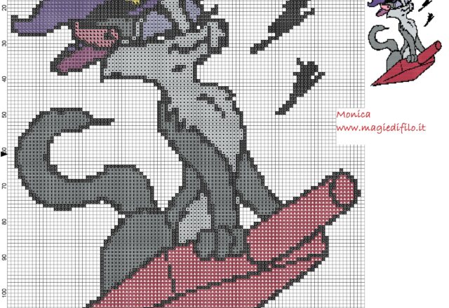 beauty_cat_witch_cross_stitch_pattern