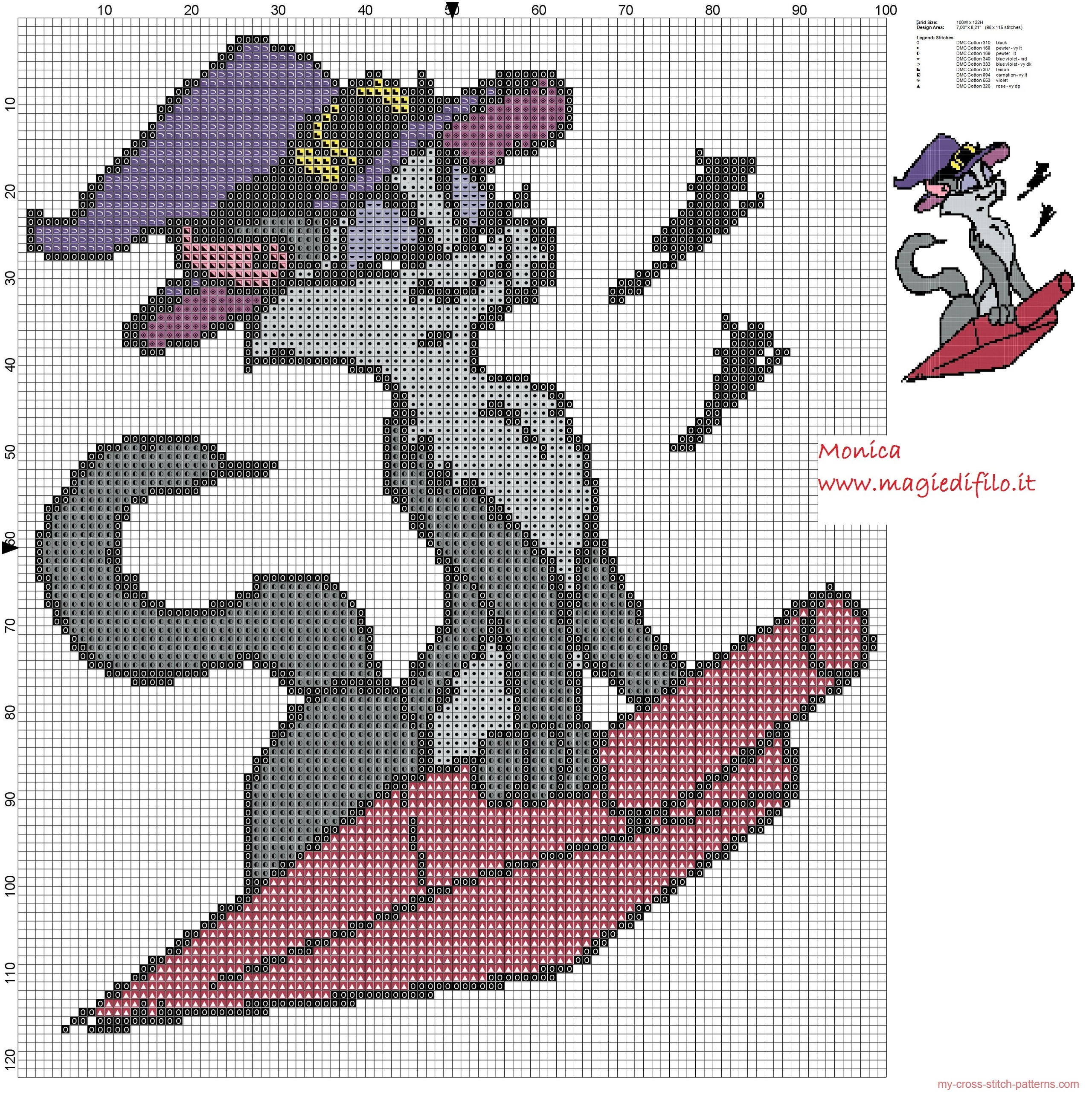 beauty_cat_witch_cross_stitch_pattern