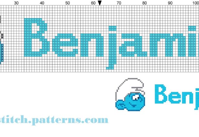 benjamin_name_with_baby_smurf