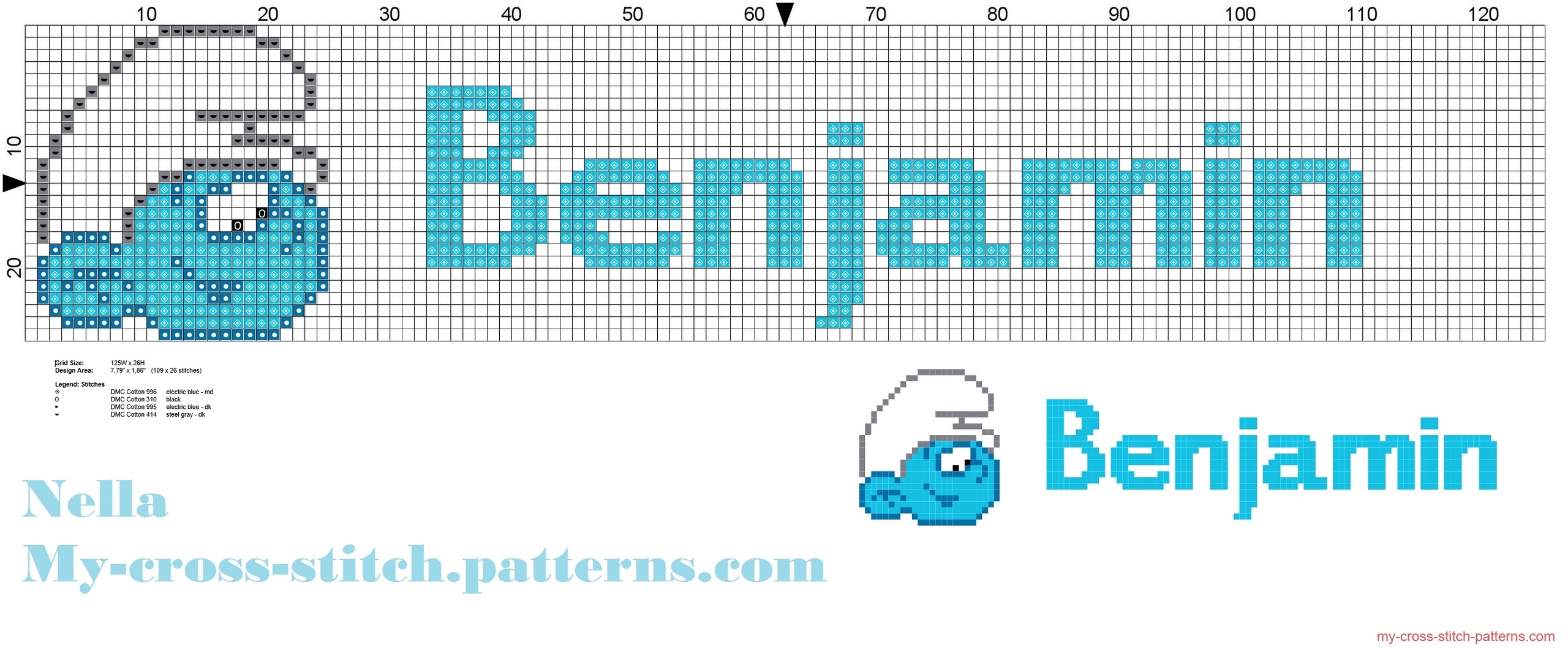 benjamin_name_with_baby_smurf