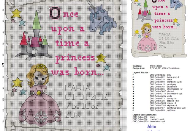 birth_record_baby_cross_stitch_pattern_a_princess_was_born