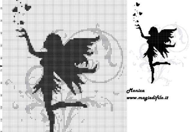 black_fairy_cross_stitch_pattern_