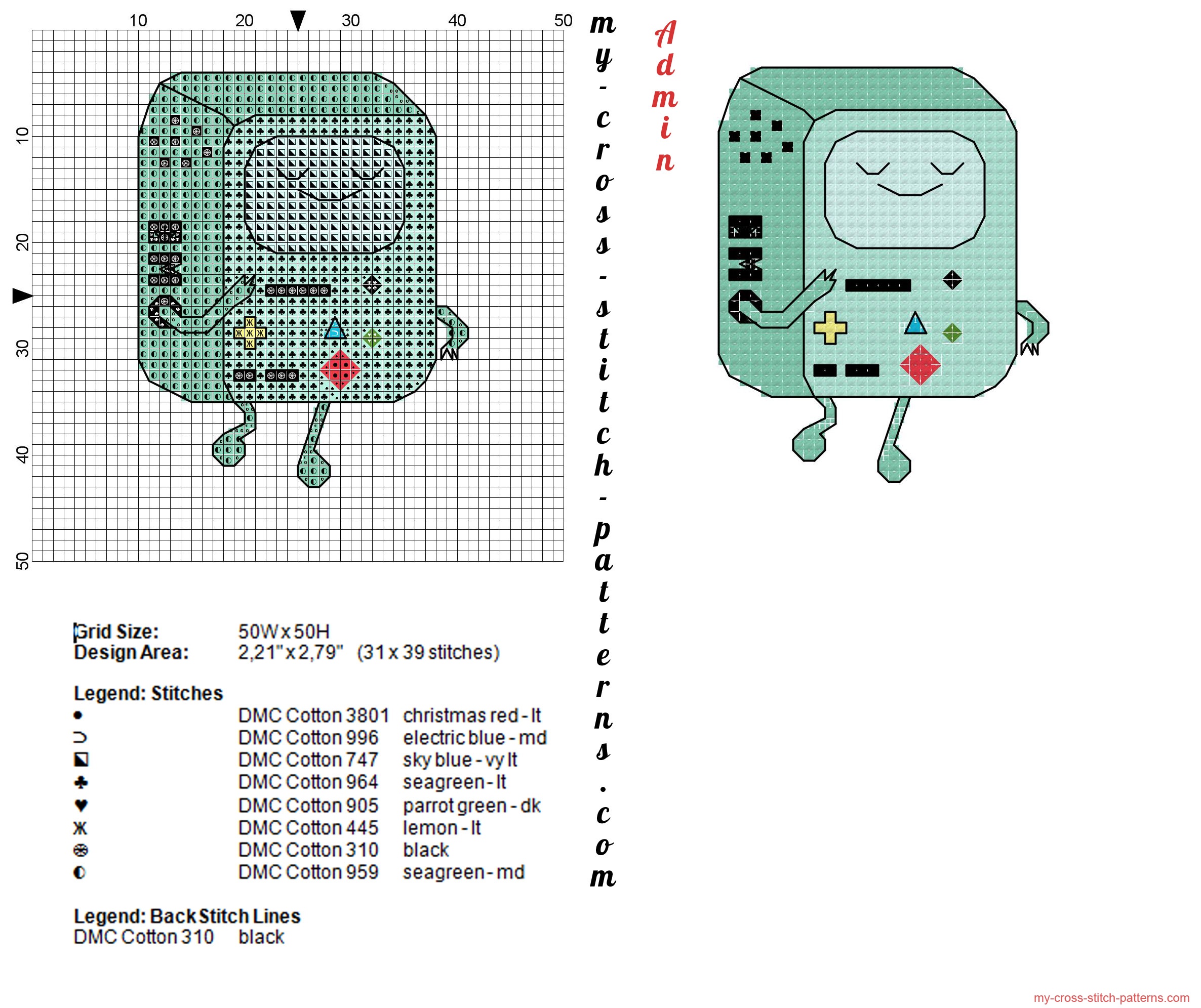 bmo_videogames_console_adventure_time_cross_stitch_pattern