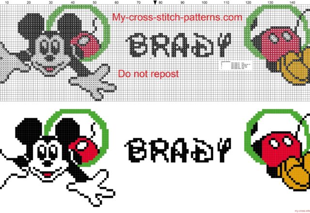 brady_name_whit_mickey_mouse_cross_stitch_patterns_free