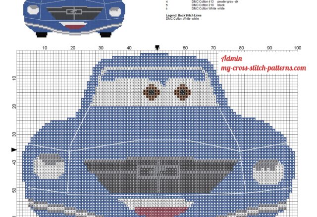 brent_mustangburger_from_disney_planes_cross_stitch_pattern