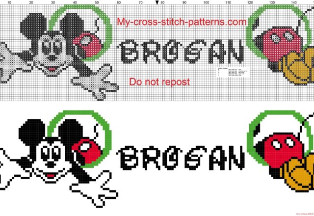 brogan_name_whit_mickey_mouse_cross_stitch_patterns_free