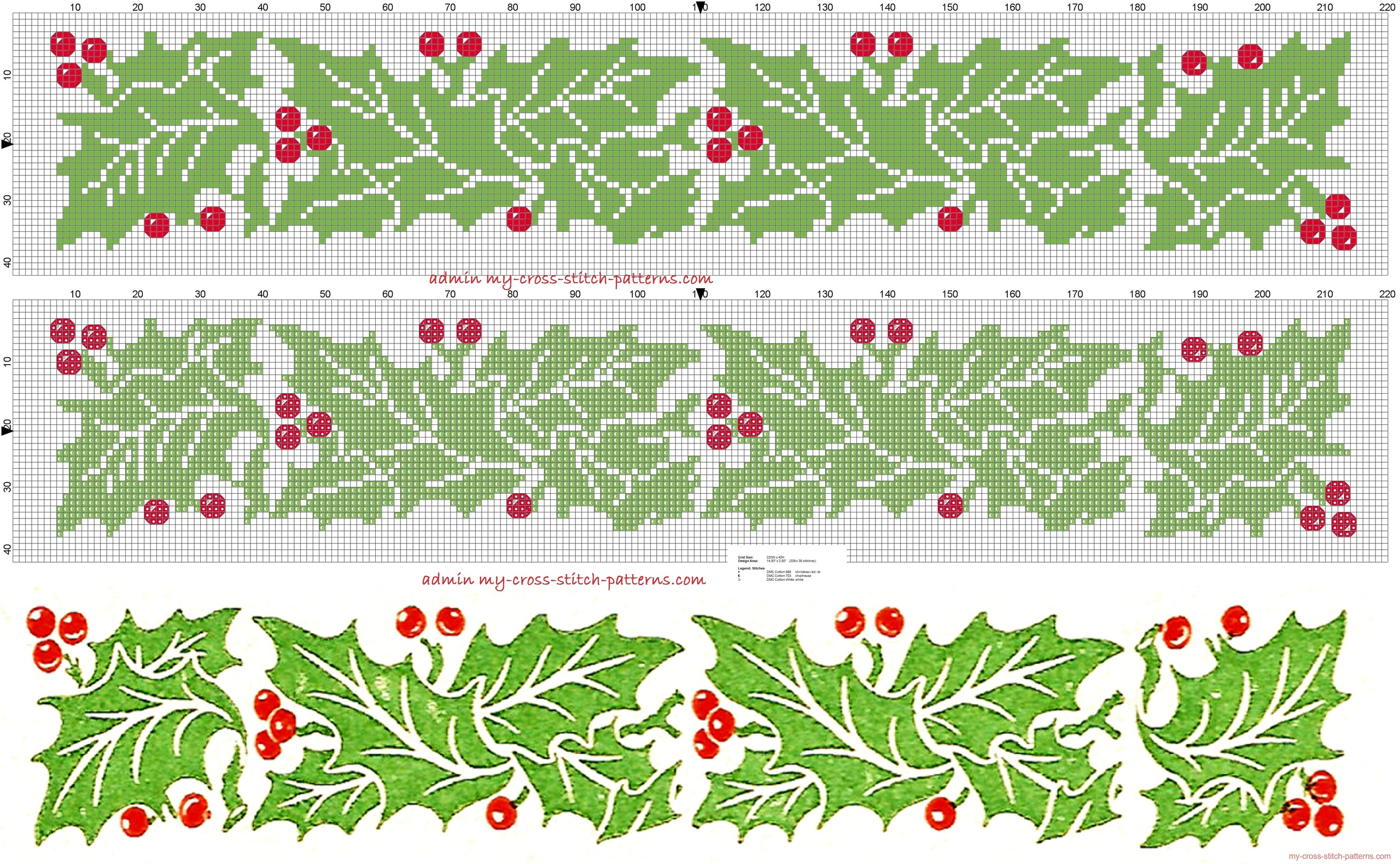 butchers_broom_border_cross_stitch_pattern_free