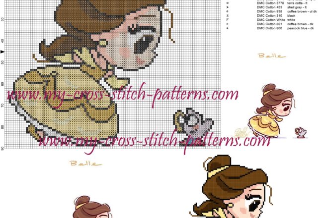 chibi_belle_cross_stitch_pattern_