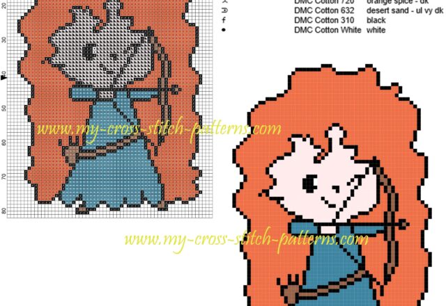 chibi_merida_cross_stitch_pattern_