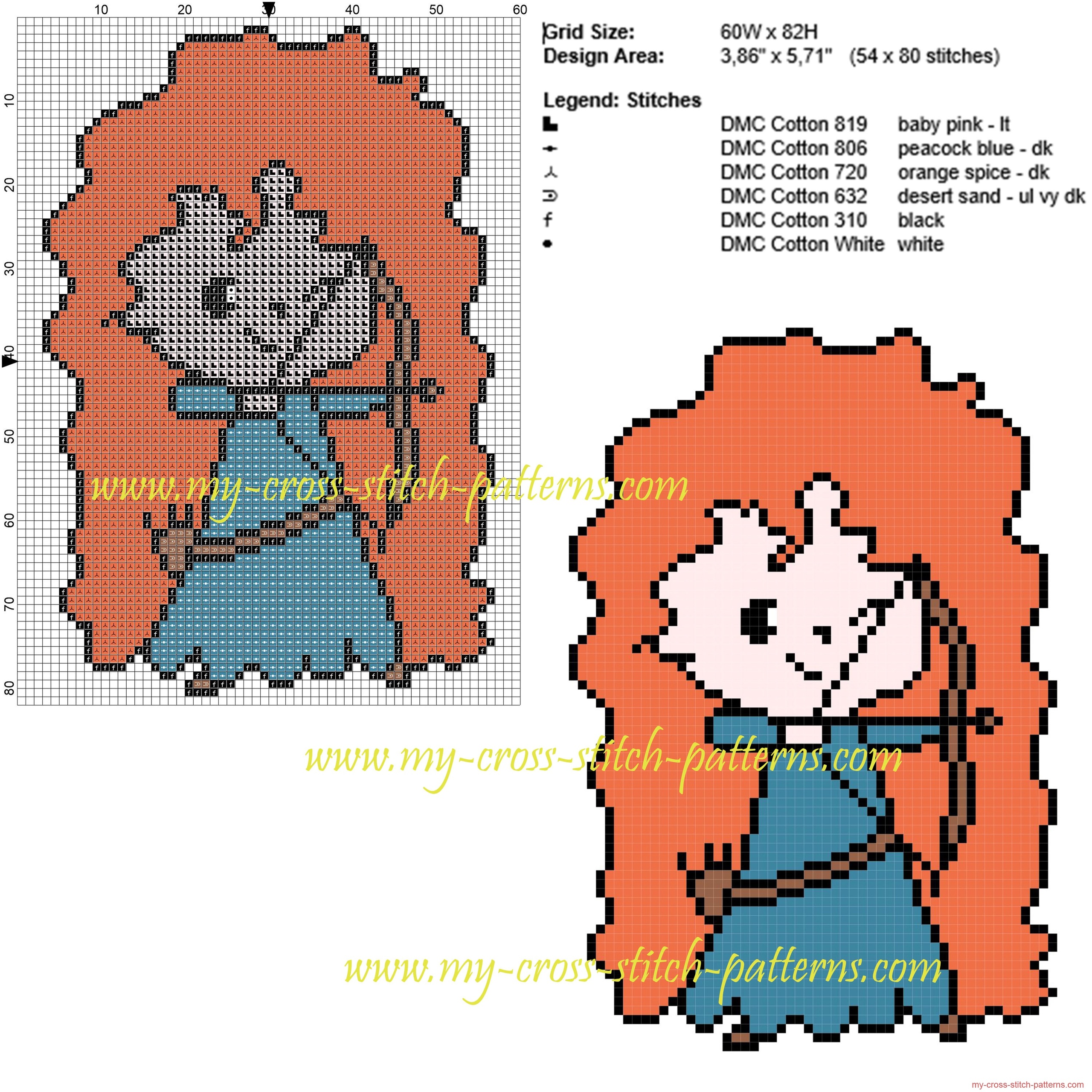 chibi_merida_cross_stitch_pattern_