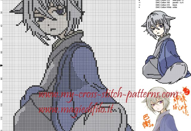 chibi_tomoe_kamisama_kamisama_hajimemashita_cross_stitch_pattern_