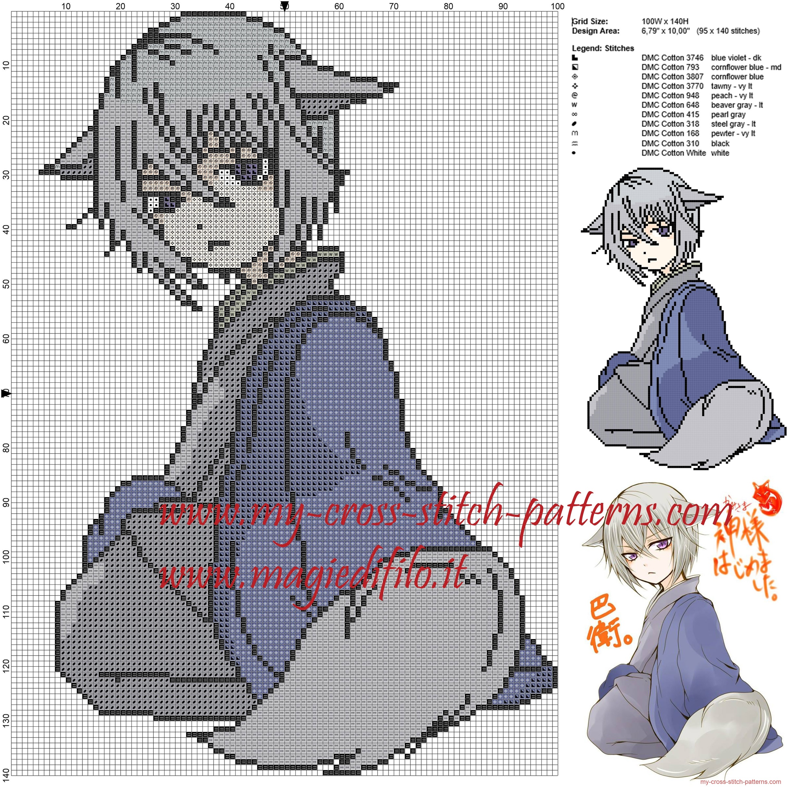 chibi_tomoe_kamisama_kamisama_hajimemashita_cross_stitch_pattern_