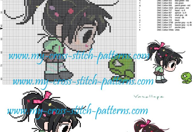 chibi_vanellope_cross_stitch_pattern_